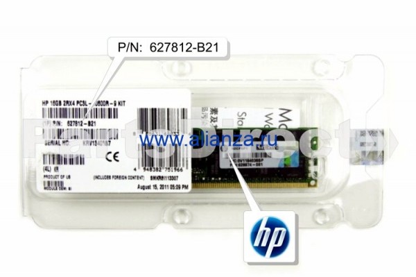 632204-001 Оперативная память HP 16-GB (16GB) LP SDRAM DIMM