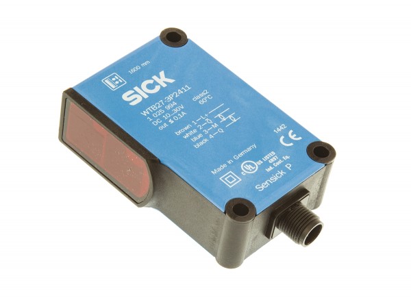 Фотоэлектрические датчики WTB27-3P2411 Sick Diffuse Photoelectric Sensor 30 → 1600 mm Detection Range PNP IP69K Block Style WTB27-3P2411