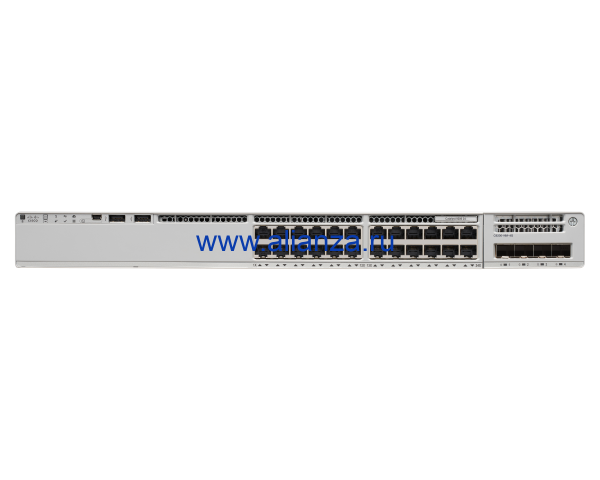 Коммутатор Cisco C9300L-24T-4X-A Catalyst 24p data, Network Advantage ,4x10G Uplink