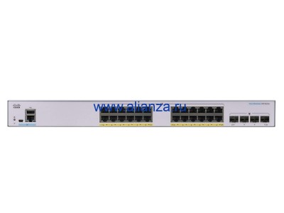 Коммутатор Cisco SB CBS350-24P-4X-EU Managed 24-port GE, PoE, 4x10G SFP+