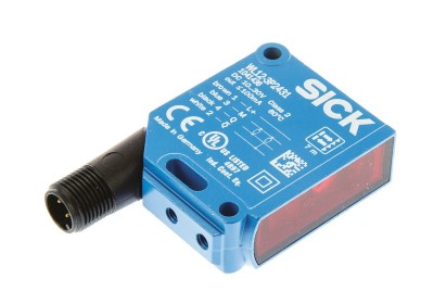 Фотоэлектрические датчики WL12-3P2431 Sick Retro-reflective Photoelectric Sensor 7 m Detection Range PNP IP69K Block Style WL12-3P2431