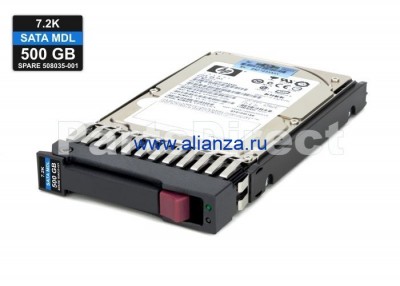 508035-001 Жесткий диск HP 500-GB 3G 7.2K 2.5 SATA HDD