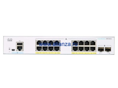Коммутатор Cisco SB CBS350-16FP-2G-EU Managed 16-port GE, Full PoE, 2x1G SFP