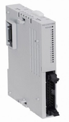 ПЛК: Модули ввода/вывода FX5-C16EYT/DSS Mitsubishi FX5 Digital I/O Module 16 Outputs 800 mA 24 V dc, 20.1 x 90 x 87 mm