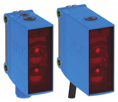 Фотоэлектрические датчики GTE10--R3812 Sick Diffuse Photoelectric Sensor 20 → 1300 mm Detection Range SPDT (Relay) IP67 Block Style GTE10--R3812