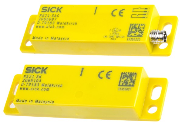 Бесконтактные аварийные переключатели RE21-SAC RE21 Magnetic Safety Switch, Magnetic Actuator, Plastic, 30 V dc