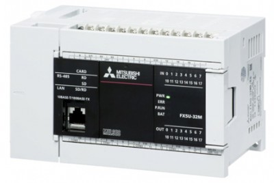 ПЛК: Центральные процессоры FX5U-32MT/DSS Mitsubishi MELSEC iQ-F PLC CPU Computer Interface, 128 kB Program Capacity, 16 Inputs, 16 Outputs, 5 V dc, 24 V dc