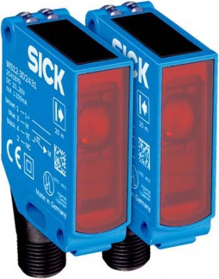 Фотоэлектрические датчики WSE12C-3P2430A00 Sick Through Beam (Emitter and Receiver) Photoelectric Sensor 0 → 20 m Detection Range PNP IO-Link