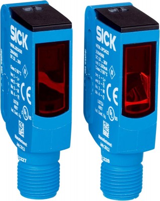 Фотоэлектрические датчики WSE9LC-3P2436A00 Sick Through Beam (Emitter and Receiver) Photoelectric Sensor 0 → 60 m Detection Range PNP IO-Link