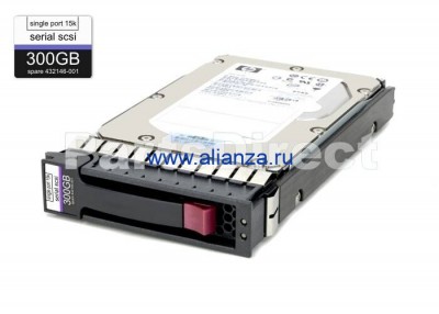 DF300ABAAA Жесткий диск HP 300-GB 3G 15K 3.5 SP SAS HDD
