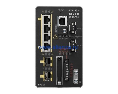 Коммутатор Cisco IE-2000-4TS-G-B IE 4 10/100,2 SFP Gig port, Base