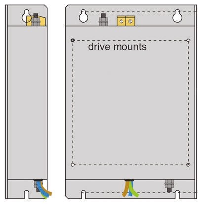 Фильтры электромагнитных помех и принадлежности FFR-CSH-036-8A-RF1 Filter for FR-D740-012-EC/036EC