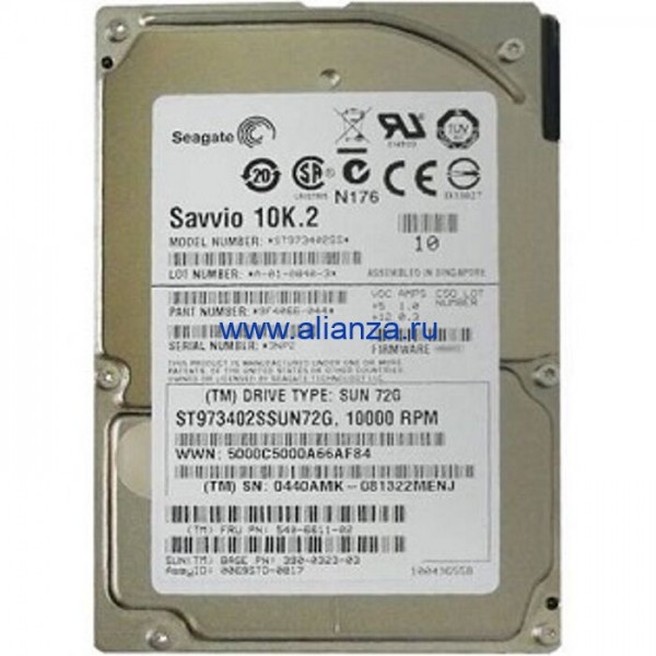 9F4066-044 Жесткий диск Seagate 73 Гб 2.5' 10000 об/мин