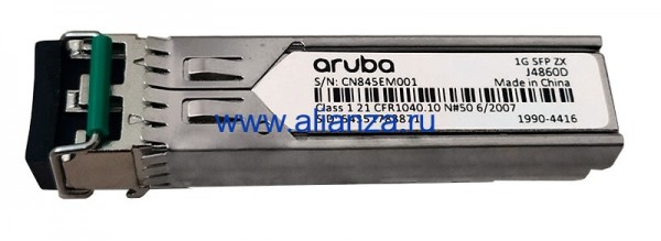 HPE J4860D - Трансивер Aruba 1G SFP LC LH 70KM SMF XCVR