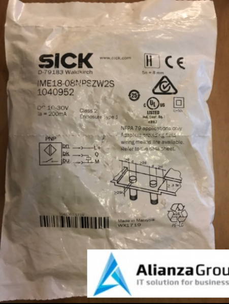 Датчик/Модуль SICK IME18-08NPSZW2S