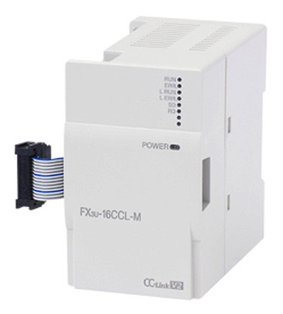 ПЛК: Модули расширения FX3U-16CCL-M Mitsubishi Communication Module Intelligent Function 32 Input, 8 Output 24 V dc 55 x 90 x 87 mm