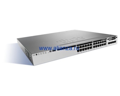 Коммутатор Cisco WS-C3850-24U-L Cisco Catalyst 3850 24 Port UPOE LAN Base