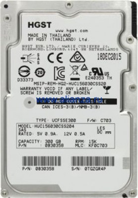 HUC156030CSS204 Жесткий диск Hitachi 2.5' 15000 об/мин