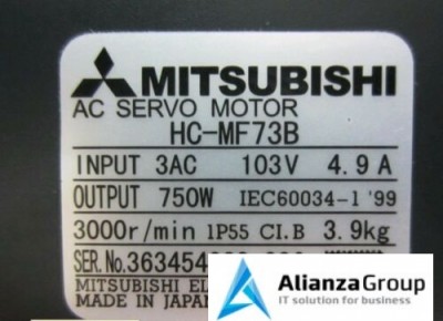 Сервомотор Mitsubishi HC-MF73B