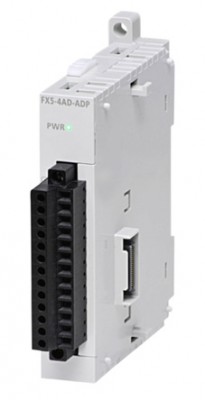 ПЛК: Модули расширения FX5-4AD-ADP Mitsubishi Analogue Module Analogue Input 4 Input, 24 V dc 17.6 x 106 x 89.1 mm