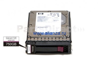 461135-B21 Жесткий диск HP 750-GB 3G 7.2K 3.5 DP SAS HDD