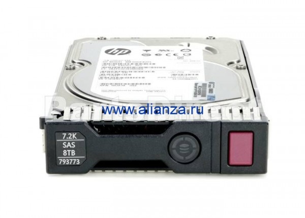 MB8000JEQVA Жесткий диск HP G8-G10 8-TB 12G 7.2K 3.5 SAS SC