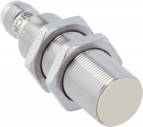 Индуктивные датчики положения IMF18-08BPPNC0S Sick, M18 x 1, IO-Link PNP Inductive Sensor 65mm Length, 10 → 30 V dc supply voltage , IP68, IP69K Rating