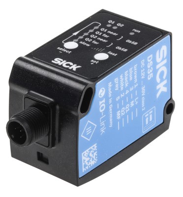 Фотоэлектрические датчики DS35-B15821 Sick Distance Distance Sensor 50 → 3100 mm Detection Range NPN/PNP IO-Link IP65, IP67 Block Style DS35-B15821