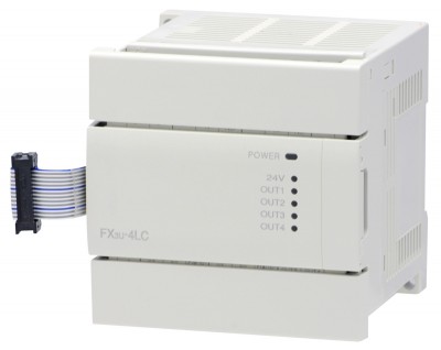 ПЛК: Модули расширения FX3U-4LC Mitsubishi Analogue Module Temperature Control 4 Input, 24 V dc 90 x 90 x 85 mm