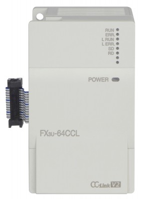 ПЛК: Модули расширения FX3U-64CCL Mitsubishi Communication Module Intelligent Function 24 V dc 55 x 90 x 87 mm