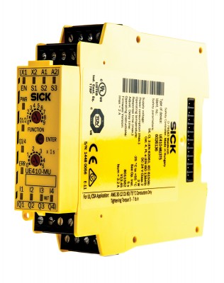 Защитные Реле UE410-MU3T5 Sick UE410 Configurable 30 V dc Safety Relay Single or Dual Channel
