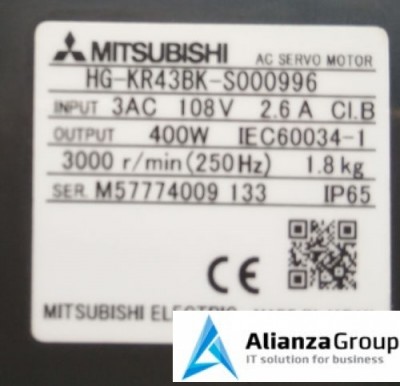 Сервомотор Mitsubishi HG-KR43BK-S000996