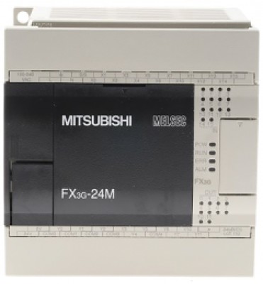 Логические модули FX3G-24MR-DS Mitsubishi FX3G Series Logic Module, 12 → 24 V dc, 14 x Input, 10 x Output Without Display