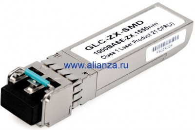 Модуль Cisco GLC-ZX-SMD= 1000BASE-ZX SFP transceiver module, SMF, 1550nm, DOM