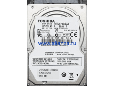 MK2576GSXZ Жесткий диск Toshiba 250 Гб 2.5' 5400 об/мин