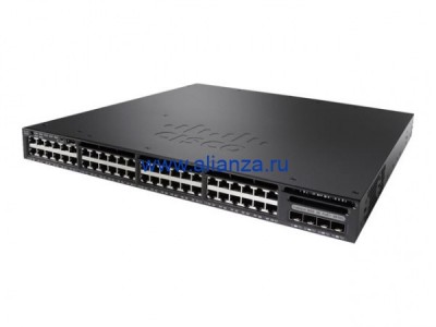 Коммутатор Cisco WS-C3650-48PS-E Catalyst 3650 48 Port PoE 4x1G Uplink IP Services