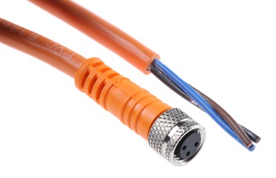 Датчики+кабели переключателя+соединители DOL-0803 G05M Connection lead angled M8 3 pin 5m