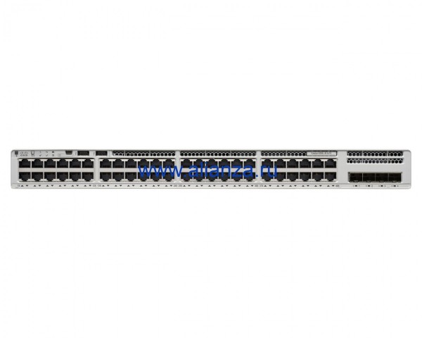 Коммутатор Cisco C9200L-48P-4G-E Catalyst 9200L 48-port PoE+. 4 x 1G. Network Essentials