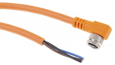 Датчики+кабели переключателя+соединители DOL-0803-W05M Connection lead angled M8 3 pin 5m