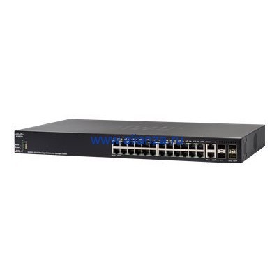 Коммутатор Cisco SG350X-24MP-K9-EU 24-port Gigabit POE Stackable Switch