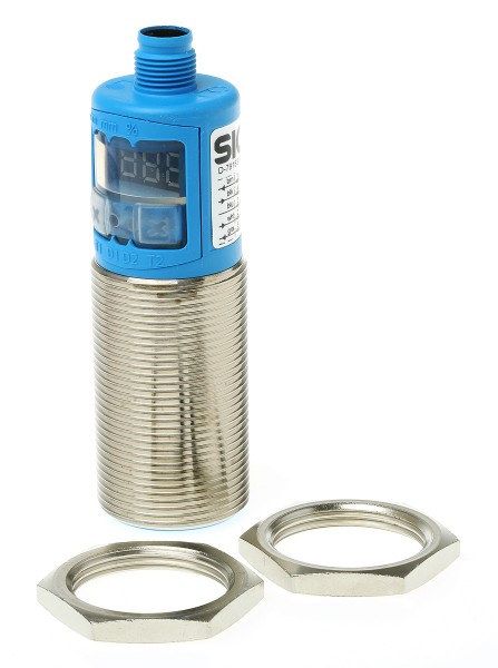 Ультразвуковые бесконтактные датчики UM30-212112 Sick Ultrasonic Sensor Barrel M30 x 1.5, 60 → 350 mm, PNP, 5-Pin M12 Connector IP67