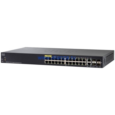 Коммутатор Cisco SG350-28MP-K9-EU 28-port Gigabit POE Managed Switch