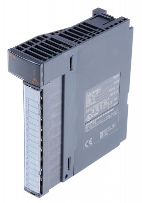 ПЛК: Модули ввода/вывода QY10 Mitsubishi MELSEC Q PLC I/O Module 16 Outputs 24 V dc, 250 V ac, 98 x 27.4 x 90 mm