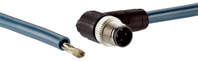 Датчики+кабели переключателя+соединители STL-1204-W05ME90 Sick M12 4-Pin (Head A), Unterminated (Head B) 5m Male Plug Connector and Cable