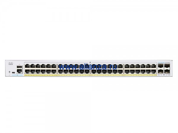 Коммутатор Cisco SB CBS350-48FP-4X-EU Managed 48-port GE, Full PoE, 4x10G SFP+
